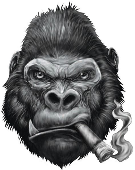 Gorilla Gorillas Art Gorilla Tattoo Dark Art Drawings