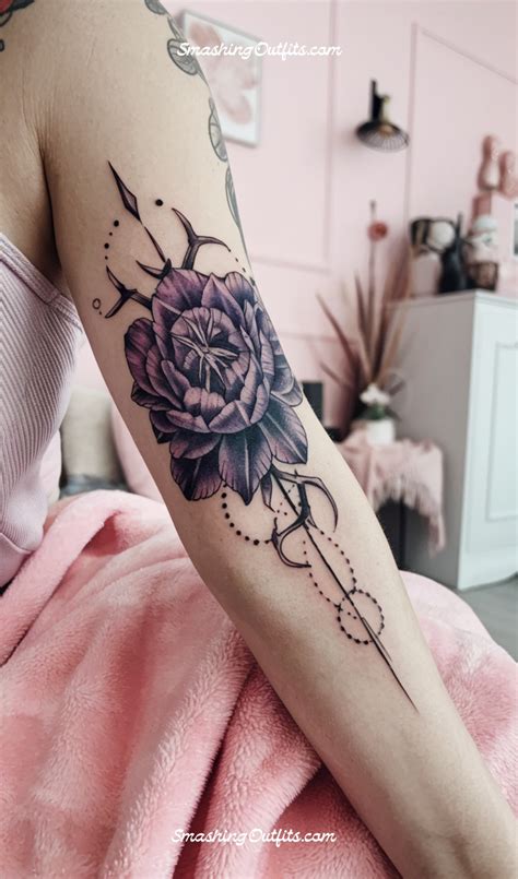 Gothic Flower Tattoo Designs