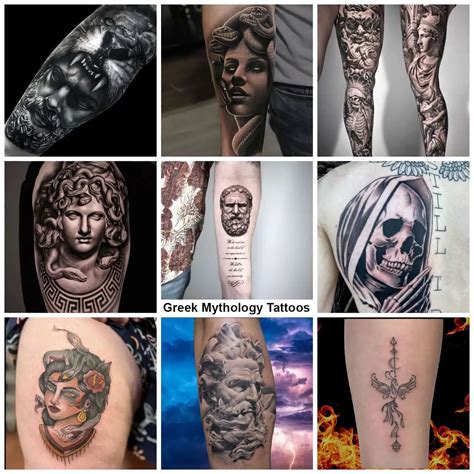 Greek Mythology Tattoos Meanings Greek Tattoos Meaning Symbolism