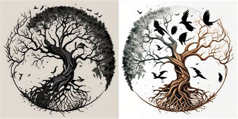 Half Dead Half Alive Tattoo