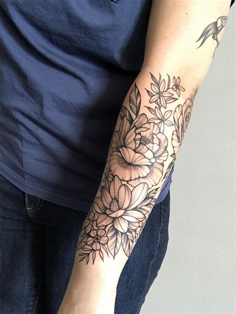 Half Sleeve Flower Tattoo Ideas Tattoo Style Trends