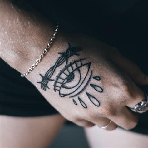 Hand Eye Tattoo