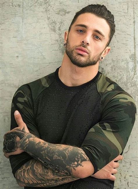 Handsome Man Tattoo Hot Guys Tattoos Nike Under Armour Burst Out