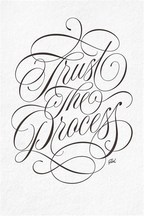 Handwritten Amp Quot Trust The Process Amp Quot Lettering Tattoo Handwritten Amp Quot Trust The Process Amp Quot Lettering Tattoo
