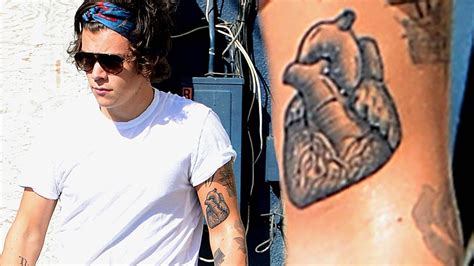 Harry Styles Human Heart Tattoo