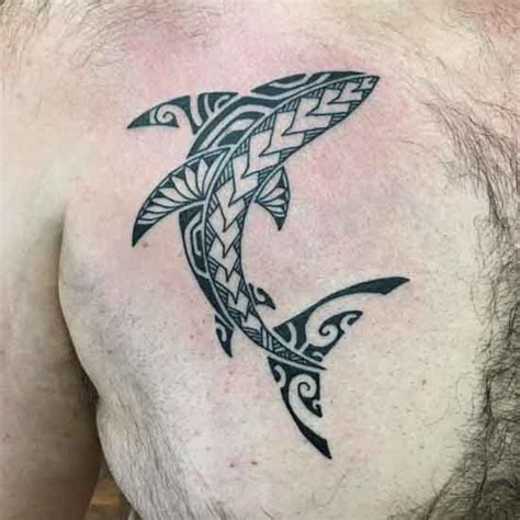 Hawaiian Tribal Shark Tattoos Chuukese Inspired Tribal Shark Tattoo