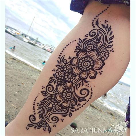 Henna Tattoo Designs For Legs