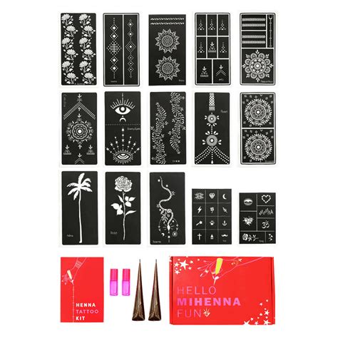 Henna Tattoo Kits Pre Made For Your Party Shop Mihenna Today