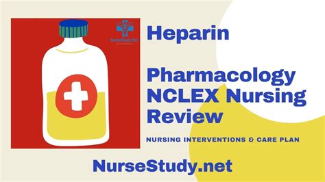 Heparin Nursing: Critical Considerations Unveiled