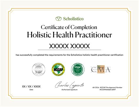 Holistic Health Certification