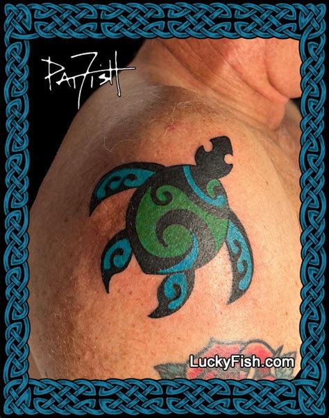 Honu Turtle Tattoo Design Luckyfish Inc And Tattoo Santa Barbara