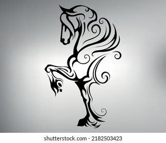 Horse Tribal Style Tattoo Royalty Free Stock Svg Vector Horse Tribal Style Tattoo Royalty Free Stock Svg Vector