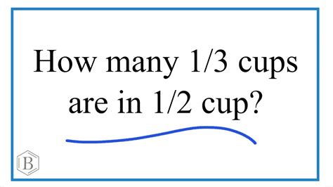 Converting 1/3 Cup to 1 Cup: Simple Math!