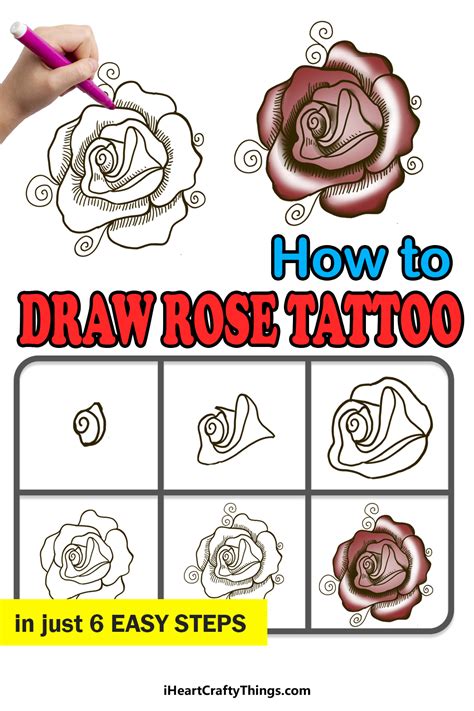 How To Draw Rose Tattoo Designs How To Draw Rose Tattoo Designs