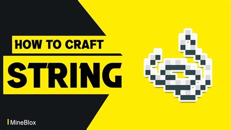 How To Make String In Minecraft