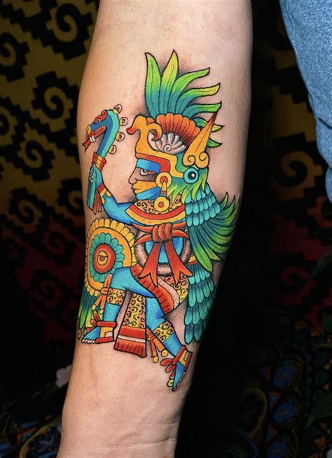 Huitzilopochtli Tattoo Design