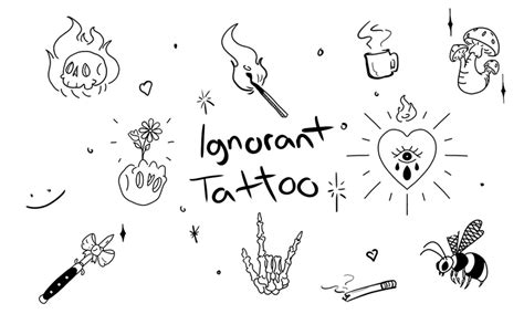 Ignorant Style Tattoo Flash