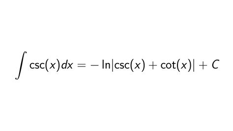 Mastering the Integral of csc: Quick and Enlightening Guide