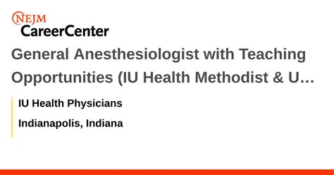 Iu Health Job Postings