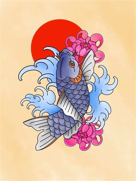 Japanese Art Koi Tattoo