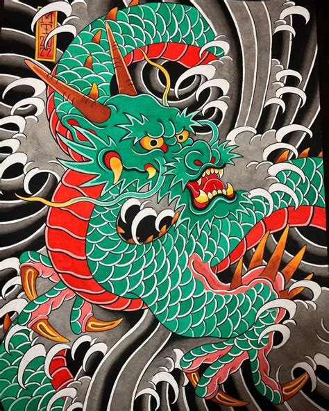 Japanese Dragons Tattoo Designs