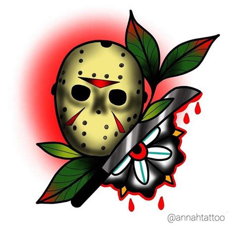 Jason Voorhees Mask Tattoo By Artisticrender On Deviantart, 41% Off