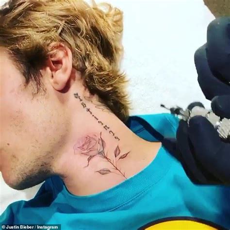 Justin Bieber Rose Tattoo Selena Forearm Tattoo Ideas