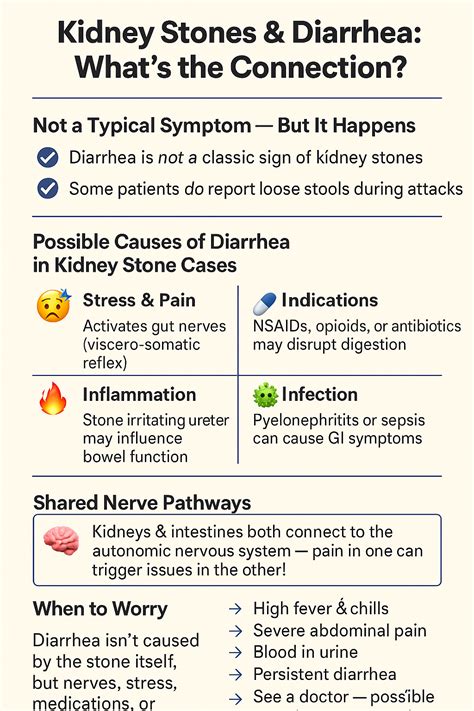 Kidney stones and surprising diarrhea link revealed