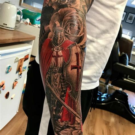 Knights Templar Tattoo Tattoos Knight Tattoo Memorial Tattoo Designs