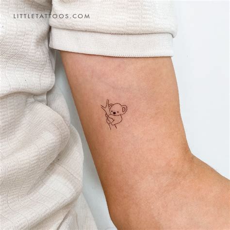 Koala Temporary Tattoo Set Of 3 Tatteco