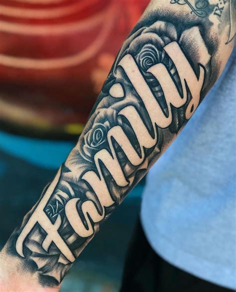 Last Name Tattoos On Arm Tattoo Style Trends