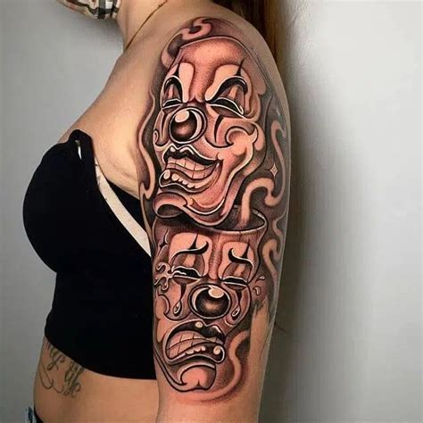 Laugh Now Cry Later Tattoo Meaning Symbolism Amp Significance Explained