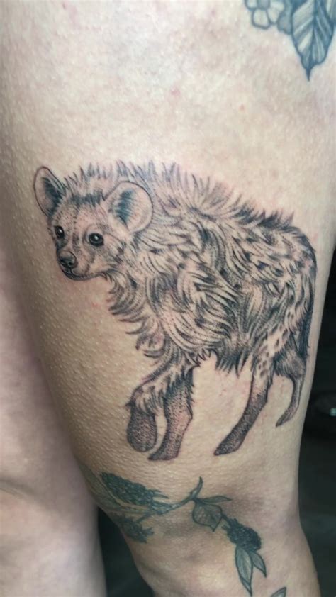Laughing Hyena I Got To Slap On Ocelot 422 Thank You For Sitting For Me Livingincolor14 Hyena Hyenatattoo Animaltattoo Blackandgreyrealism Tattoo Swflorida