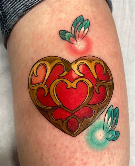 Legend Of Zelda Heart Tattoo Legend Of Zelda Heart Tattoo