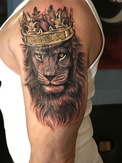 Leo Lion Tattoo With Crown Tattoo Ideas And Inspiration Leo Lion Tattoo With Crown Tattoo Ideas And Inspiration
