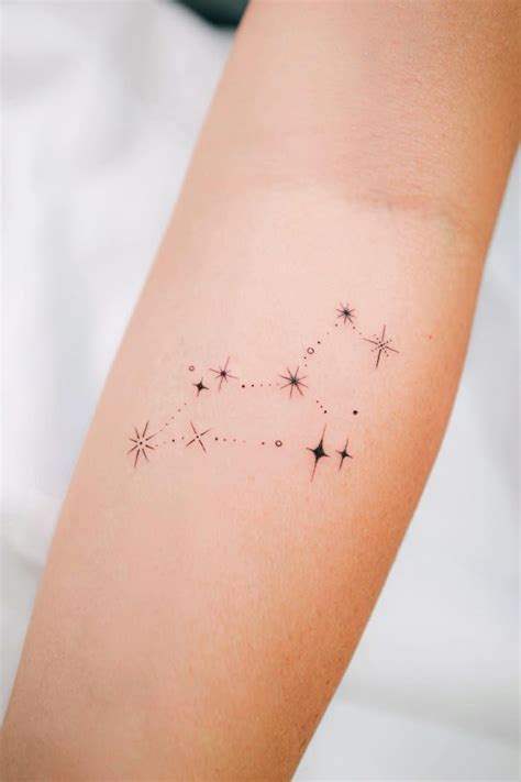 Leo Zodiac Constellation Tattoo 60 Photos Astrologytoyou Com