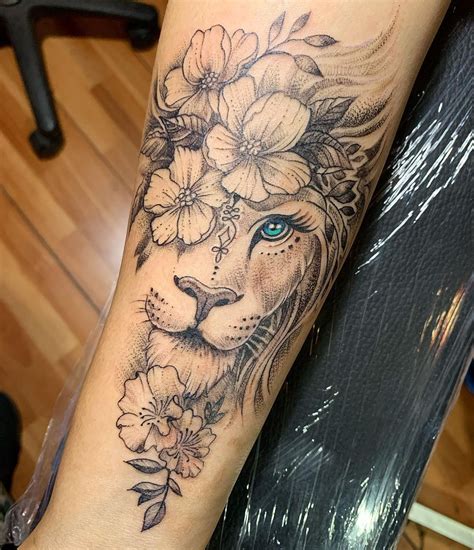 Lion Girl Tattoo