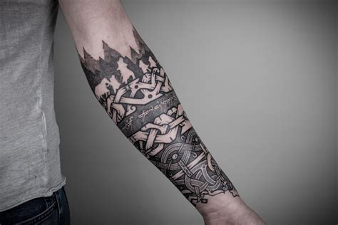 Lord Of The Rings Sleeve Nordic Ornament Pradd Tattoo Lord Of The Rings Sleeve Nordic Ornament Pradd Tattoo