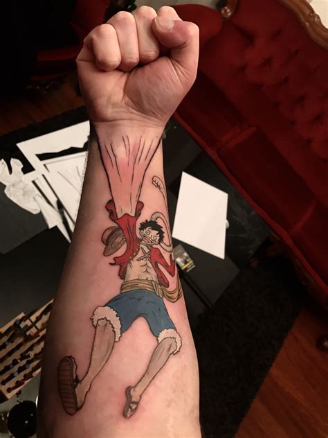 Luffy One Piece Tattoo