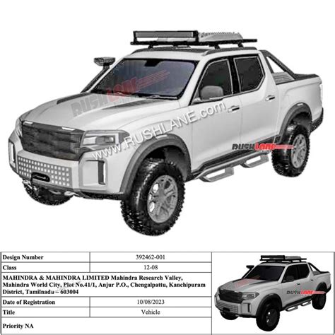 Mahindra Scorpio N Pickup Patent Sketch Leaks Hilux V Cross Rival Mahindra Scorpio N Pickup Patent Sketch Leaks Hilux V Cross Rival