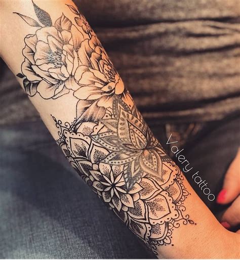 Mandala Flower Tattoo Sleeve Mandala Flower Tattoo Sleeve