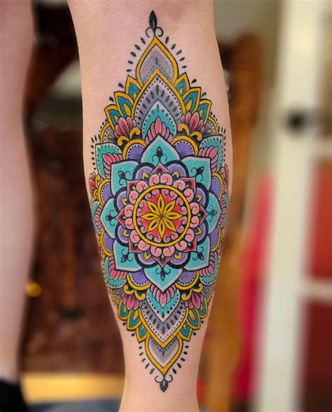 Mandala Tattoo Color