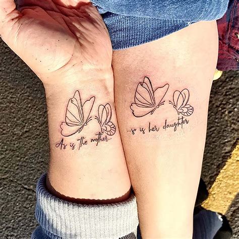 Meaningful Mother Daughter Tattoos 19 Beautiful Mother Daughter Tattoo