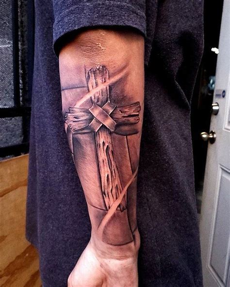 Mens Unique Cross Tattoos Bronctattooaus Com