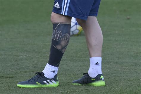 Messi Leg Tattoo