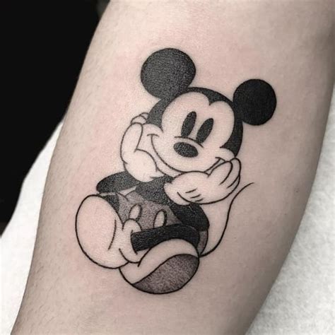 Mickey Mouse Tattoos Meaning Interesting Sketch Ideas Vean Tattoo