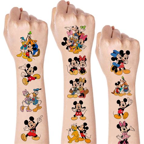 Mickey Mouse Temporary Tattoos 12 Sheets Kids Australia Ubuy