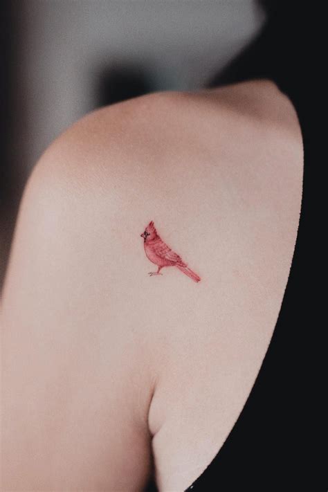 Mini Small Cardinal Tattoo