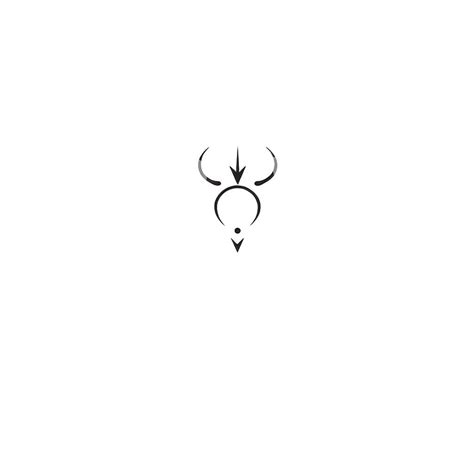 Minimalist Taurus Glyph Zodiac Sign Tattoo Design Tattoos Wizard Designs Minimalist Taurus Glyph Zodiac Sign Tattoo Design Tattoos Wizard Designs