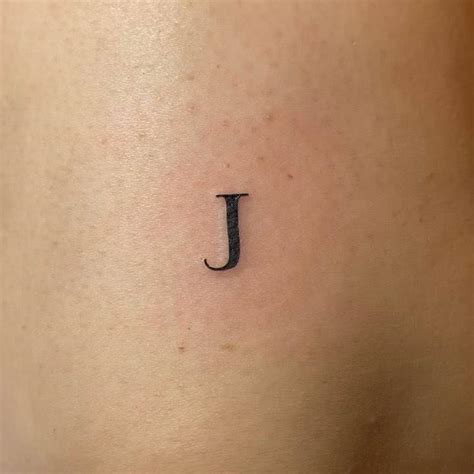 Minimalistic Letter Amp Quot J Amp Quot And Heart Tattoo Located On The Minimalistic Letter Amp Quot J Amp Quot And Heart Tattoo Located On The